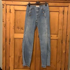 Free People 70s Sailor Flair Jeans